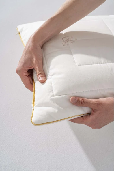 Rivaİstanbul Linole %100 Merinos Yün Yastık 50x70 cm - 4