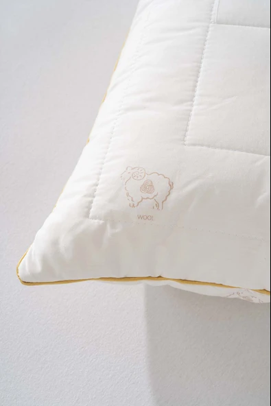 Rivaİstanbul Linole %100 Merinos Yün Yastık 50x70 cm - 5