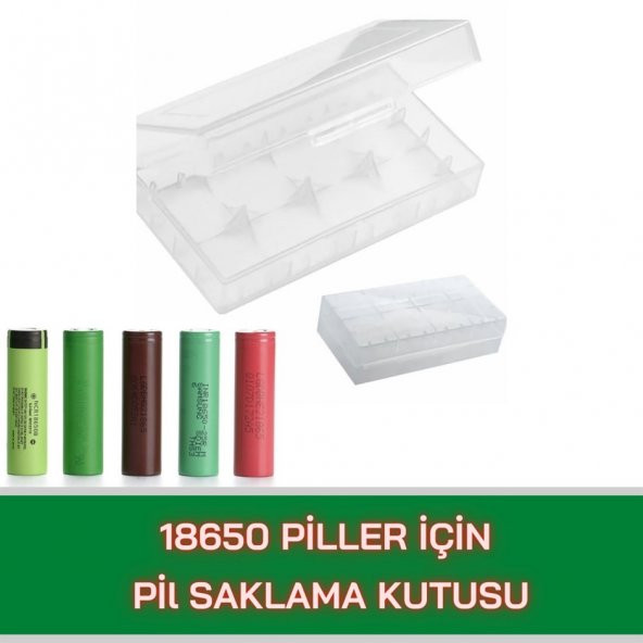 18650 Piller İçin Pil Kutusu