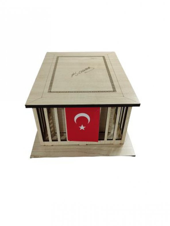 Işıklı Ahşap Anıtkabir Maketi - 2
