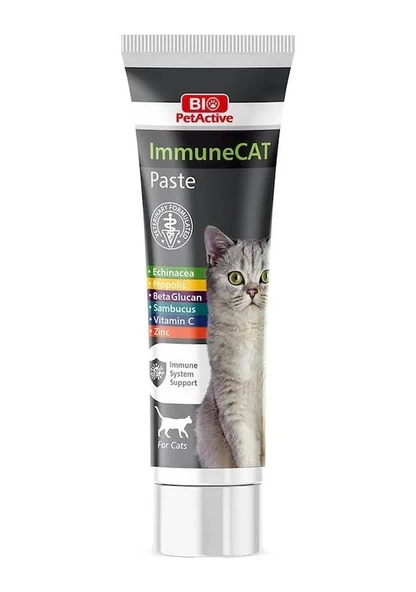 Bio Pet Active İmmune Cat Bağışıklık Destekleyici Kedi Vitamin Macunu 100ml