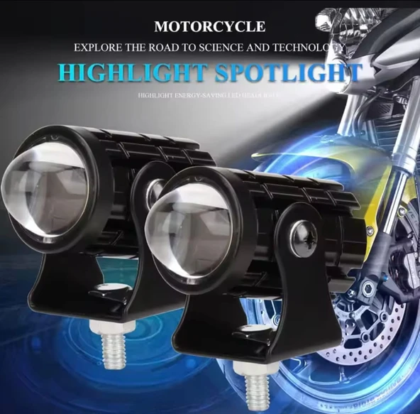 E Bike Led Far Elektrikli Scooter Farı Elektrikli Motosiklet E Bisiklet Far 12v-80v-Uyumlu - 2
