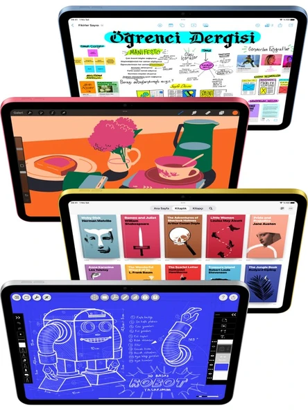 iPad A16 11" 128GB Wi-Fi Tablet Gümüş MD3Y4TU/A - Resim 2