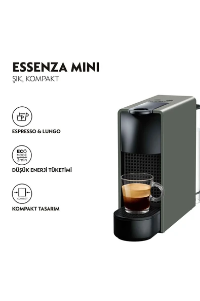C30 Essenza Mini Espresso Kahve Makinesi, Gri - 2