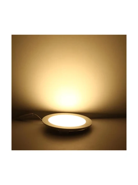 Luxer 12W Ultra İnce Spot LED Panel Seti 2'li Enerji Tasarruflu Tavan Aydınlatma Günışığı 3200K - 2