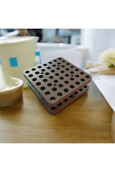 Fatih Laboratuvar Vial Standı Vial Rackı Apartman Dizayn (2li Set) Özel Tasarım - Resim 2