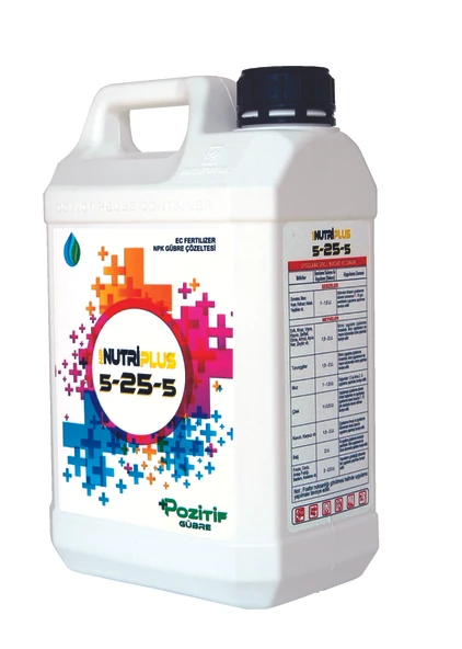 Npnutrıplus 5-25-5 Çiçeklendirici Azotlu Fosforlu Potasyumlu N-p-k Sıvı Gübre 5 Litre