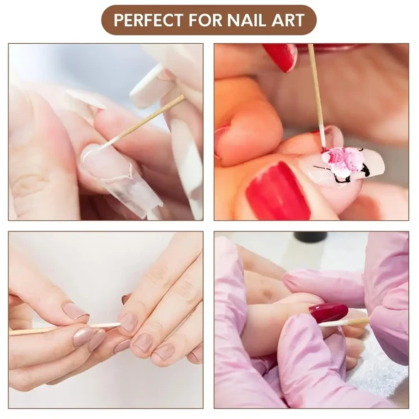 Pamuklu Kulak Çubuğu - 50 Adet - 7 cm - İki Uçlu - 5
