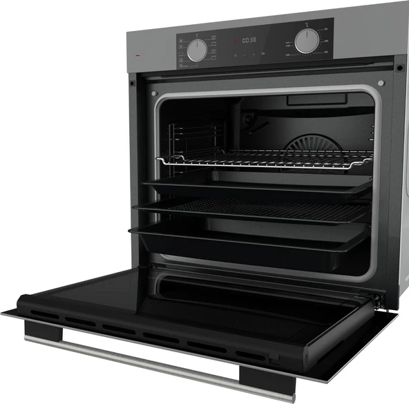 Ferre Fryart Hava Fritözü Fonksiyonlu Gri 3'lü Ankastre Set ( Xe63cpr-SS208-D065 ) - Resim 5