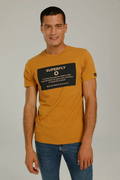 22575-men Tshırt Cınnamon Tarçın Erkek Kısa Kol T-shirt