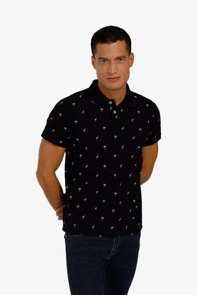 Men Poloshırt Black Erkek T-shirt 22971-02