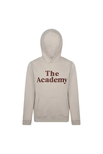 Men Kapş Sweat Kahverengi Erkek Sweatshirt 23150-14