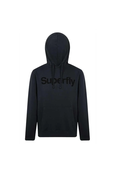 Men Kapüşonlu Sweat Erkek Antrasit Sweatshirt 23139-1