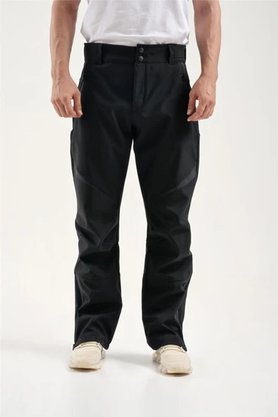 Erkek Siyah Softshell Kayak Pantolon 2313005