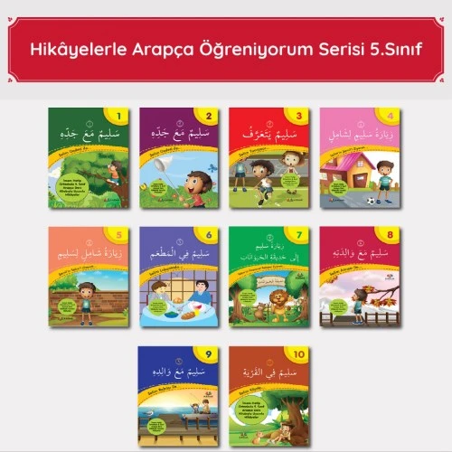 İmam Hatip 5. Sınıf Arapça Hikâye Seti Münevvere Kocaer Karma Kitaplar