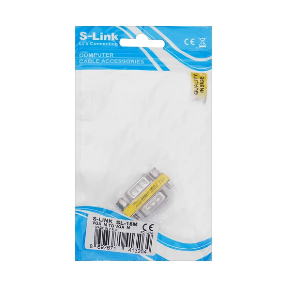 S-link sl-15m Vga Erkek-Erkek 15 Pin Dönüştürücü - 5