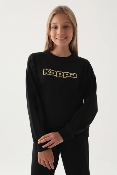 Kız Çocuk Siyah Sweatshirt