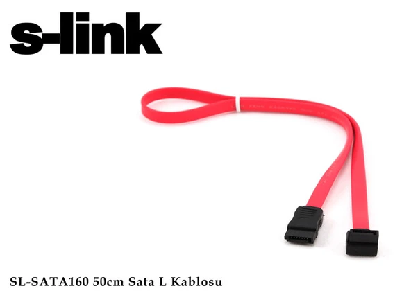 S-link SL-SATA160 50cm Sata L Kablosu - 3