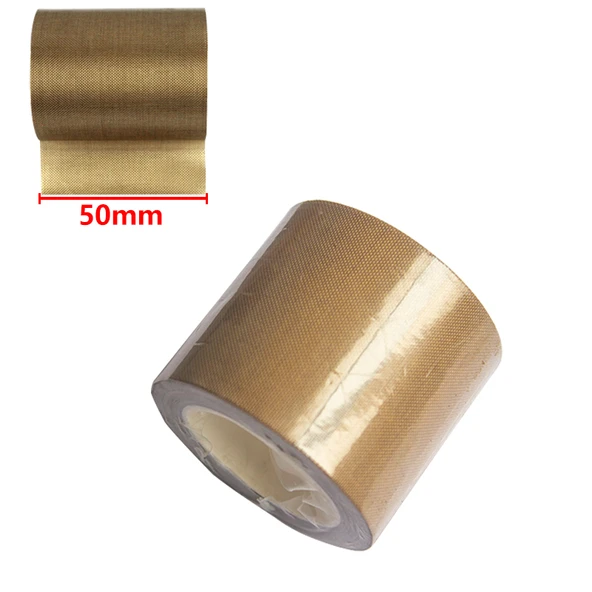 Yüksek Sıcaklık Dayanıklı Bant - 50mm Genişlikte Yapışkanlı Yüksek Sıcaklık Bezi