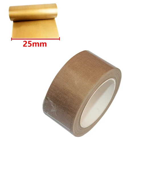 Yüksek Sıcaklık Dayanıklı Bant - 19mm Genişlikte Yapışkanlı Yüksek Sıcaklık Bezi - 7