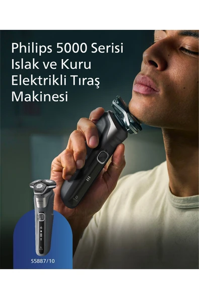 Philips Islak-Kuru Tıraş Makinesi S5887/10 - 2