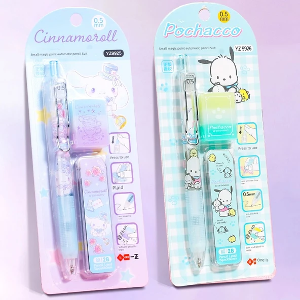 Cinnamoroll + Pacha Dog Kalem Seti B Yedek - 0.5mm