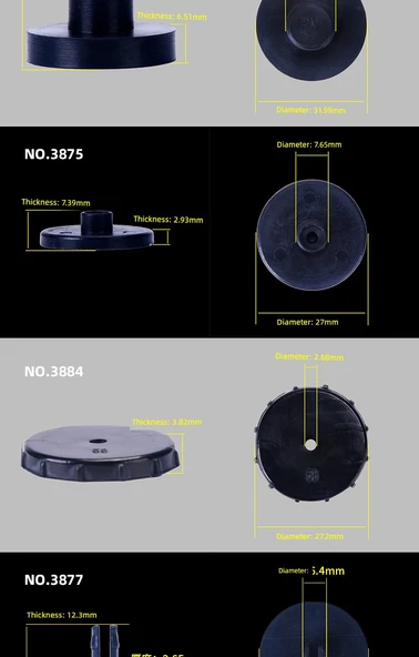 3888 Manuel Modeller Tek Paket Kauçuk Mat - 11