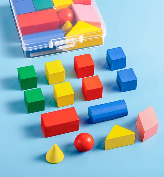 Geometrik Şekil İlkokul Matematik Öğretim Araçları - Plastik 5 Hızlı Sayıcı - 9