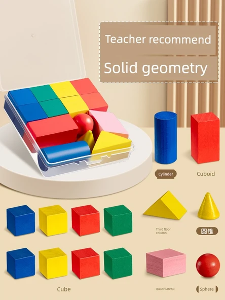 Geometrik Şekil İlkokul Matematik Öğretim Araçları - Plastik 5 Hızlı Sayıcı - 2