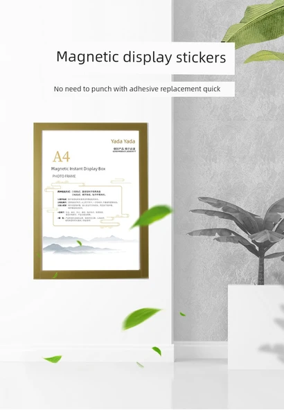 Manyetik Görüntüleme Etiketi A6 Gümüş - İki Paket - Resim 6