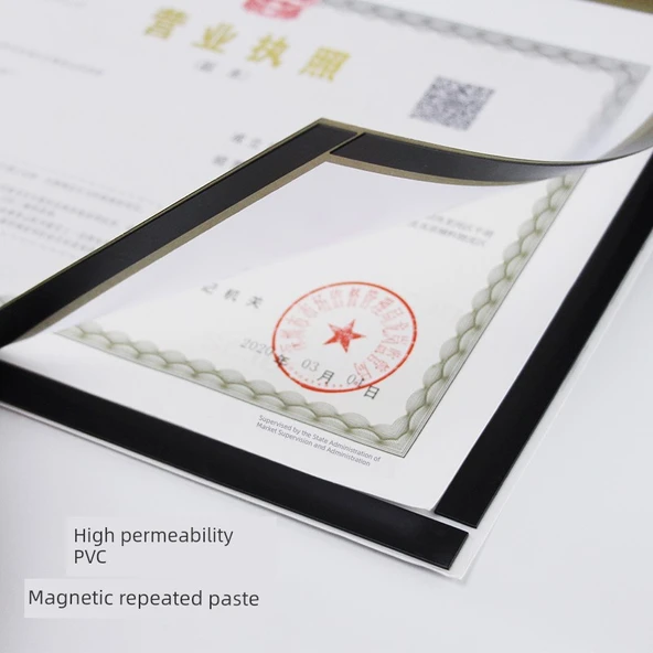 Manyetik Görüntüleme Etiketi A6 Gümüş - İki Paket - Resim 4