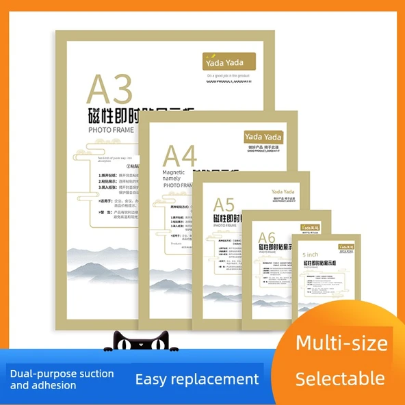 Manyetik Görüntüleme Etiketi A5 Altın - İki Paket - Resim 2