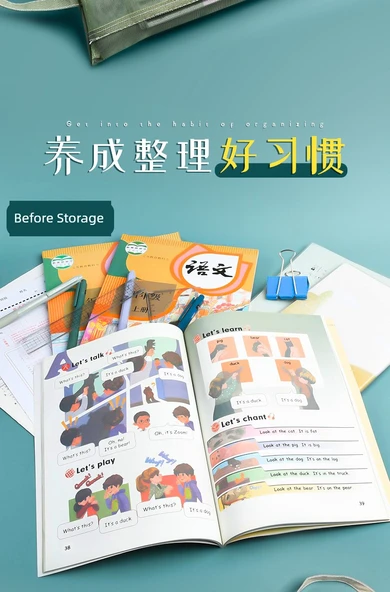 A4 Şeffaf File Çantası - 4 Süper Kalın İki Katmanlı - Geliştirilmiş Malzeme - Resim 8