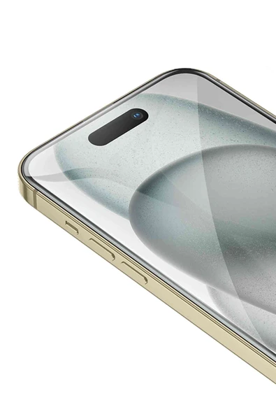 iPhone 15 Pro Max Uyumlu Hoco Bear Shield HD Cam Ekran Koruyucu - Resim 8