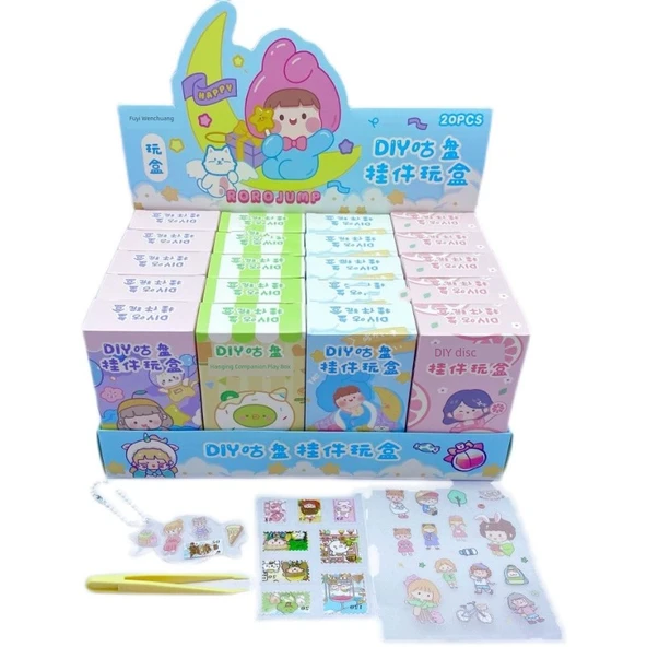 DIY Goo Chuck Kolye - 30 Kutulu Yapışkan Seti - 6