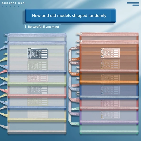 A4 Şeffaf File Çantası - 4 Süper Kalın İki Katmanlı - Geliştirilmiş Malzeme - Resim 6