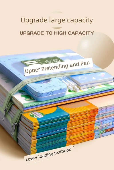 Ağ Mesh Çift Katmanlı Ders Kitabı Çantası - Dil + Sayı + İngilizce + Kapsamlı/4 - Resim 12