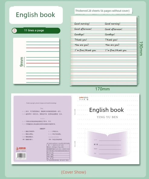 Phoenix Medya 3-6 Sınıf Defteri - İngilizce - 20 Adet + 1 Jel Kalem - Resim 10