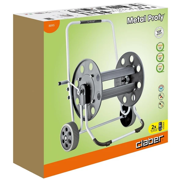 Claber 8895 Profy Metal Hortum Makarası - 2
