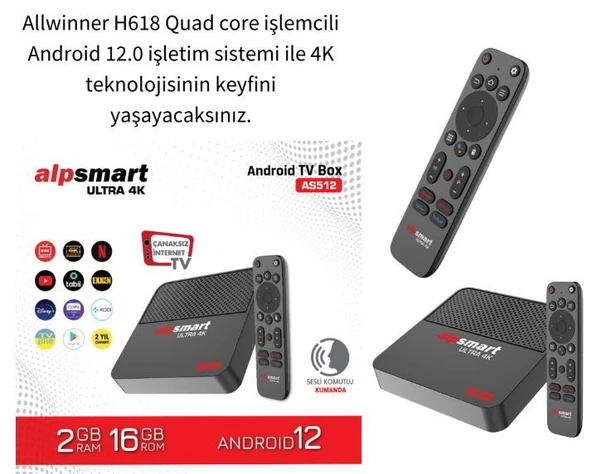 alpsmart AS-512ULTRA 4K ANDROID TV BOX 2-16