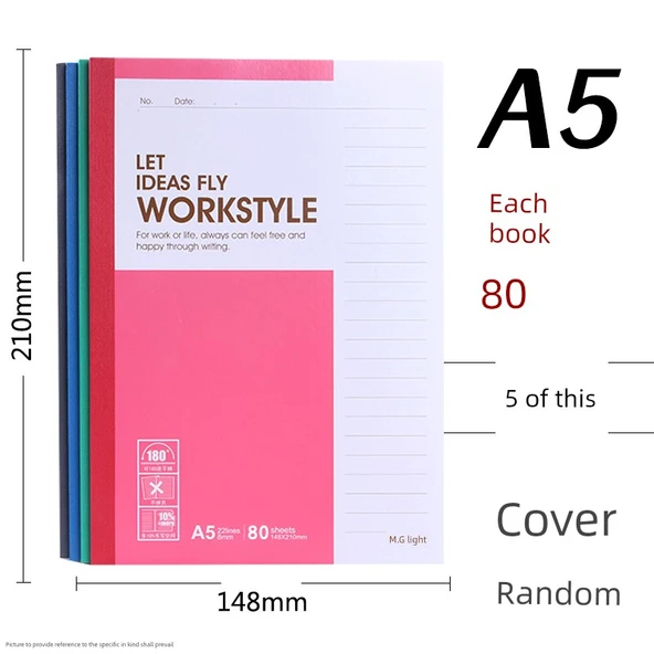 Kahverengi Paket Kağıdı A5 Defter - A5 [80] - 5 Paket