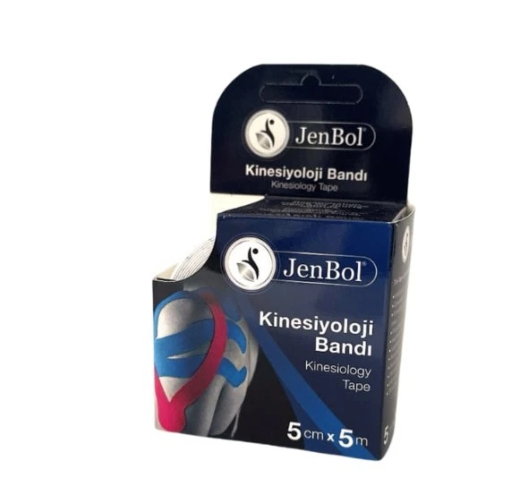 Jenbol Kinesiology Tape Ağrı Bandı 5 cm x 5 m - Beyaz