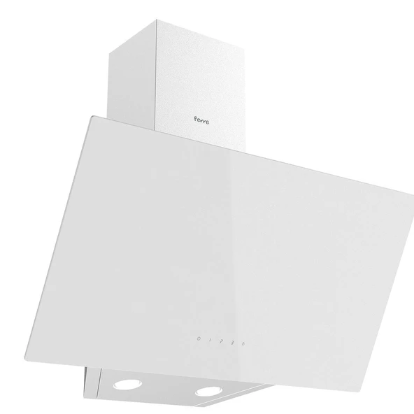 Ferre FLOWART Serisi Beyaz Set (CS206 + QBL63CB +D078 ) - Emaye Izgara - 5