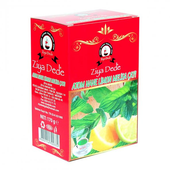Ziya Dede Atom Nane Limon Melisa Küp Şeker Çayı 140 Gr - 5