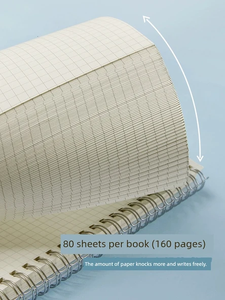 Minimalist Yükseltilebilir Yatay Çizgi Yapışmaz Defter - A4 (2 kopya kare) - Resim 4