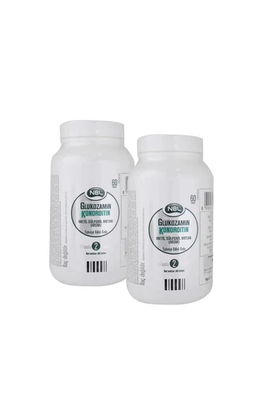Nbl Glukozamin Kondroitin MSM 60 Tablet- 2 ADET- 04/2028