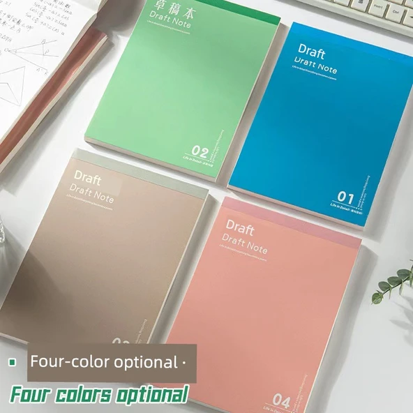 Ortaokul Öğrenci Günlüğü Kağıdı - Açık Yeşil Kalın 10 - 1000 Yaprak - Resim 3