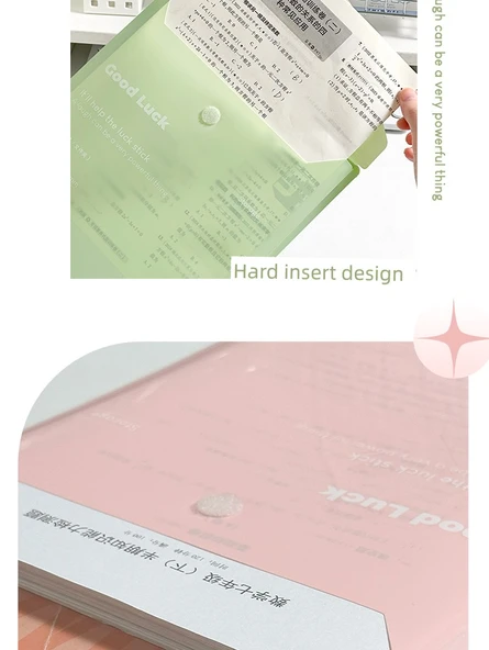 PP Dosya Tutucu Çanta - [2 Paket] Tatlı Çay Yeşili + Güneşli Mavi - 11