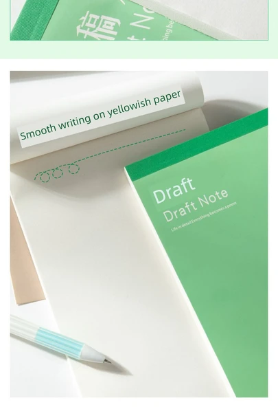 Ortaokul Öğrenci Günlüğü Kağıdı - Açık Yeşil Kalın 10 - 1000 Yaprak - Resim 12