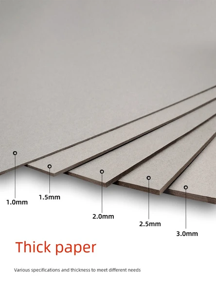 A4 İki Taraflı Gri Karton - 2.5mm Kalınlık - 10 Sayfa - 3